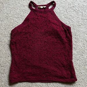 High neck tank top